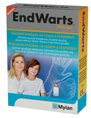 EndWarts ORIGINAL roztok k odstranění bradavic 5ml porovnat ceny