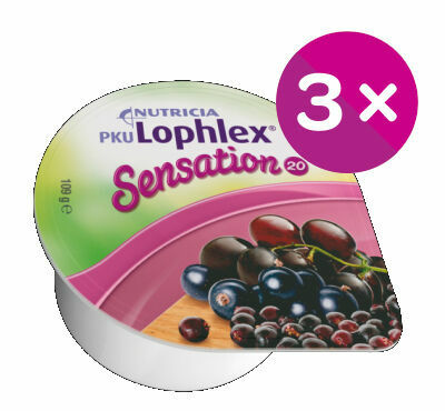 PKU Lophlex sensation mix ovoce perorální roztok 3x109g porovnat ceny