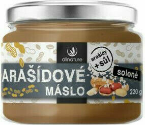 Allnature arašídové máslo solené 220g porovnat ceny
