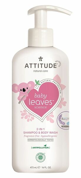 ATTITUDE Dětské tělové mýdlo a šampon (2v1) Baby leaves bez vůně 473 ml porovnat ceny
