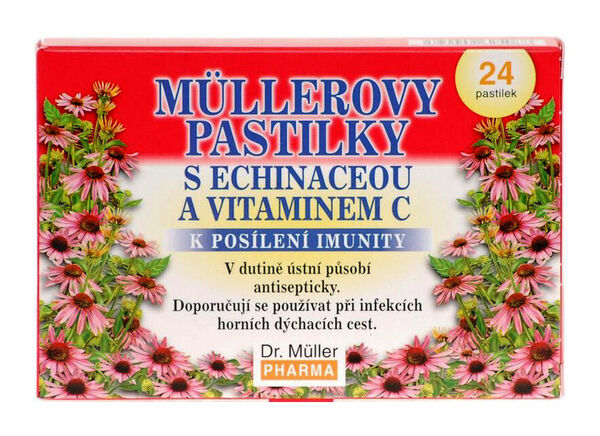Dr.Muller  Müllerovy pastilky s echinaceou 24ks porovnat ceny