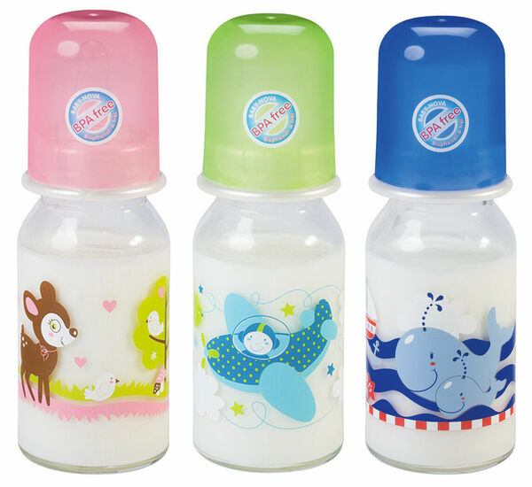 BABY NOVA láhev skleněná s potiskem 125ml porovnat ceny