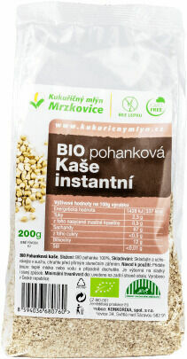 Kukuřičný mlýn Mrzkovice Pohanková kaše instantní BIO (natural) 200g porovnat ceny