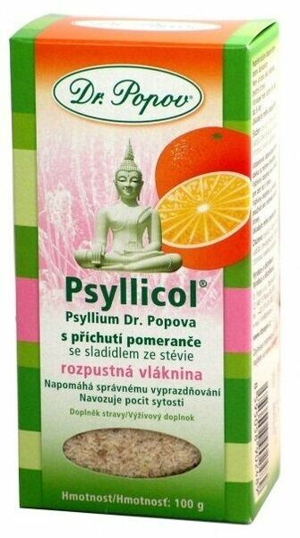 Dr.Popov Psyllicol příchuť pomeranče 100g porovnat ceny