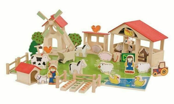 Bigjigs Toys Velká dřevěná farma porovnat ceny