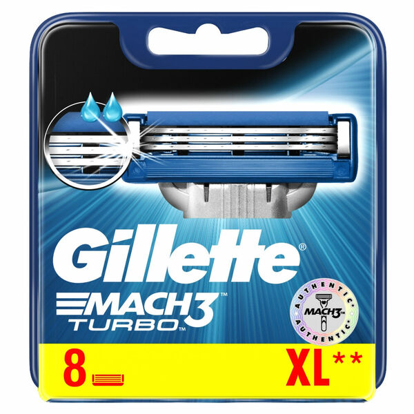 GILLETTE Mach3 Turbo Náhradní hlavice 8 ks porovnat ceny