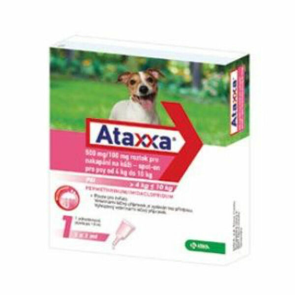 ATAXXA Spot-on Dog M 500mg/100mg 1x1 ml porovnat ceny