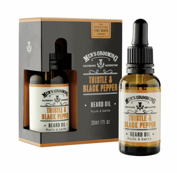 Scottish Fine Soaps Černý pepř a ostropestřec olej na vousy 30 ml porovnat ceny