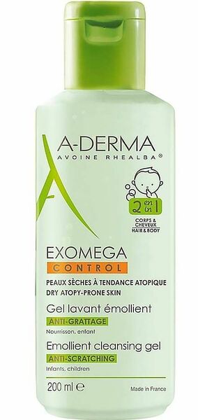 A-DERMA Exomega CONTROL zklidňující mycí gel 2v1 200ml porovnat ceny