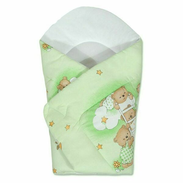 New Baby Dětská zavinovačka zelená s medvídkem porovnat ceny