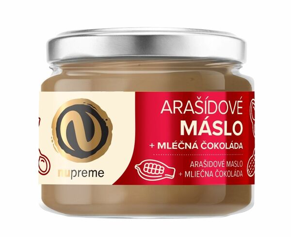 Nupreme Arašídové máslo s mléčnou čokoládou 220g porovnat ceny