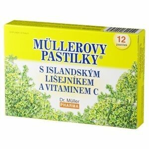 Dr.Muller  Müllerovy pastilky s islandským lišejníkem 12ks porovnat ceny