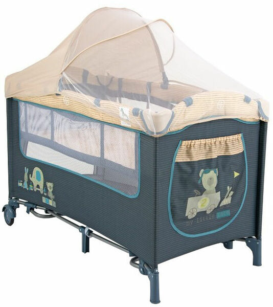 Milly Mally Cestovní postýlka Mirage Deluxe blue toys porovnat ceny