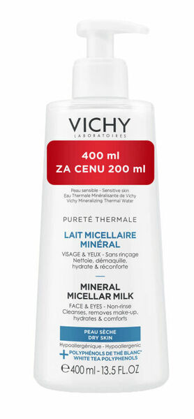 VICHY Pureté Thermale Micelární mléko 400 ml porovnat ceny