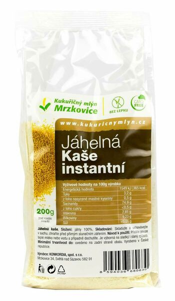 Kukuřičný mlýn Mrzkovice Jahelná kaše instantní (natural) 200g porovnat ceny