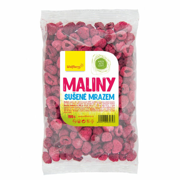 WOLFBERRY Maliny lyofilizované 100 g porovnat ceny