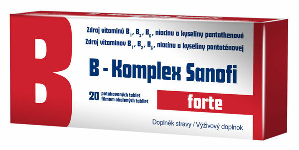 B-komplex Sanofi  B-Komplex forte Sanofi 20 tablet porovnat ceny