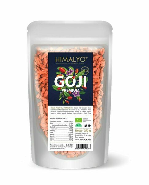 Himalyo Goji Exclusive BIO sušené plody 250 g porovnat ceny