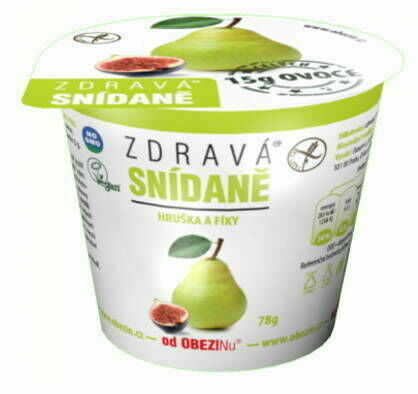 Obezin zdravá snídaně - Hruška a fíky 78g porovnat ceny