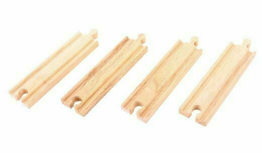 Bigjigs Rail Střední rovné koleje 16cm 4ks porovnat ceny