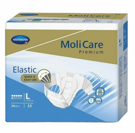 MoliCare Inkontinenční kalhotky Prem.Elastic L 30ks den porovnat ceny