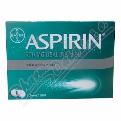 Aspirin 500mg obalené tablety 8 ks porovnat ceny