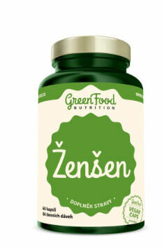 GreenFood Nutrition Ženšen 60cps porovnat ceny