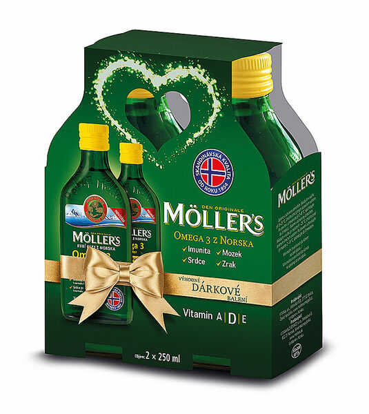 Möllers Omega 3 Citron Vánoční dárkové balení 2x 250ml porovnat ceny