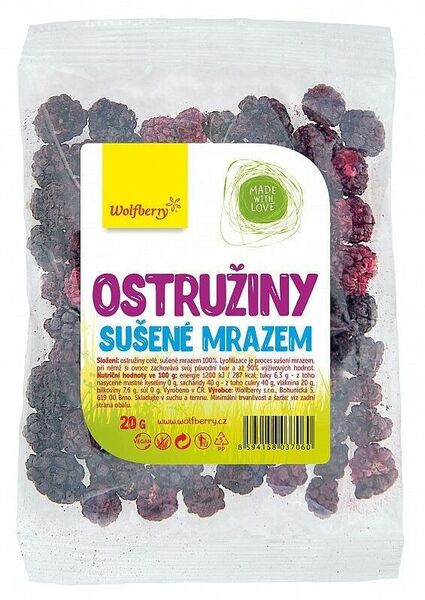 Wolfberry Ostružiny lyofilizované 20g porovnat ceny