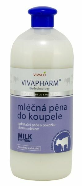 Vivapharm Koupelová pěna s kozím mlékem 1000ml porovnat ceny