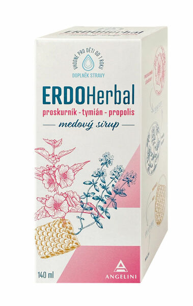 ERDOHerbal medový sirup 140ml porovnat ceny