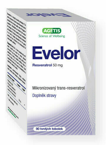 Evelor Resveratrol 50mg 90 tvrdých tobolek porovnat ceny