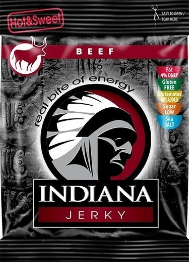 Indiana Jerky Hovězí Hot&Sweet 25g porovnat ceny