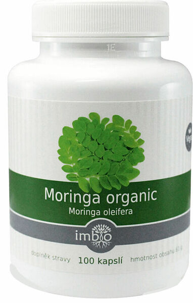 Imbio Moringa organic 100 kapslí porovnat ceny