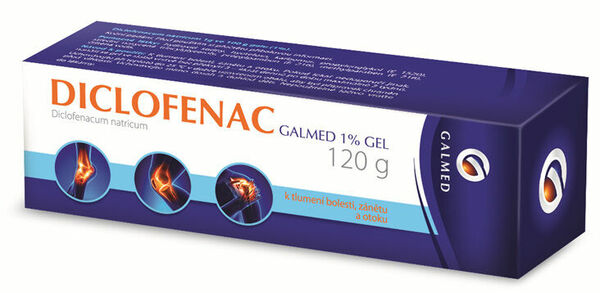 Galmed Diclofenac 1% gel 120g porovnat ceny