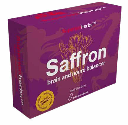 Superionherbs Saffron, brain and neuro balancer 60 kapslí porovnat ceny
