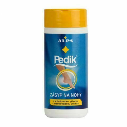 Pedik zásyp na nohy s antimikrobiální přísadou 100g porovnat ceny