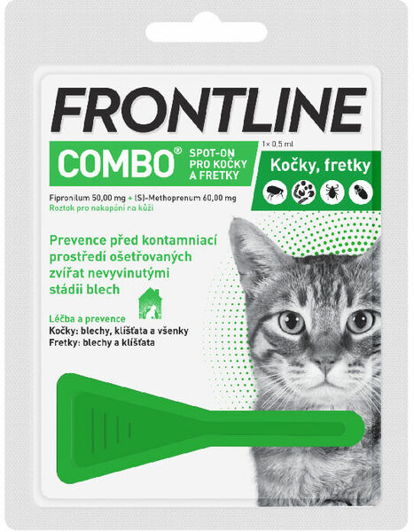 Frontline Combo Spot-on cat roztok 1x0,5ml porovnat ceny