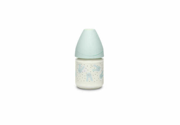 Suavinex Hygge Láhev sklo 120 ml S králík - zelená porovnat ceny