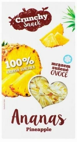 Crunchy snack  ROYAL PHARMA® Ananas sušený mrazem 20g porovnat ceny