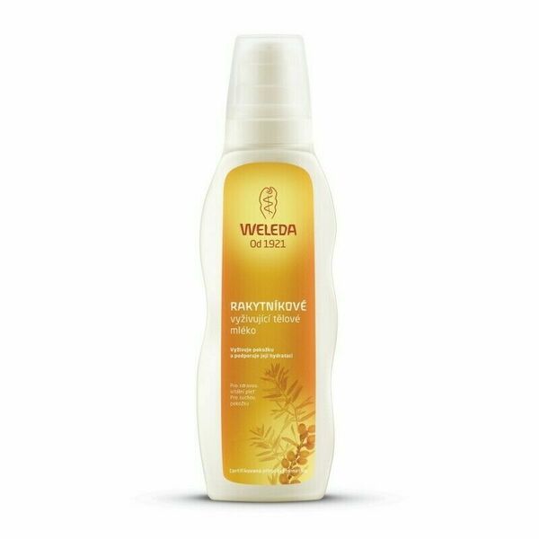 WELEDA Rakytníkové vyživující tělové mléko 200ml porovnat ceny