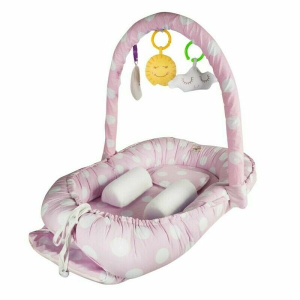BabyJem hnízdečko Between Parents Baby Bed Pink porovnat ceny