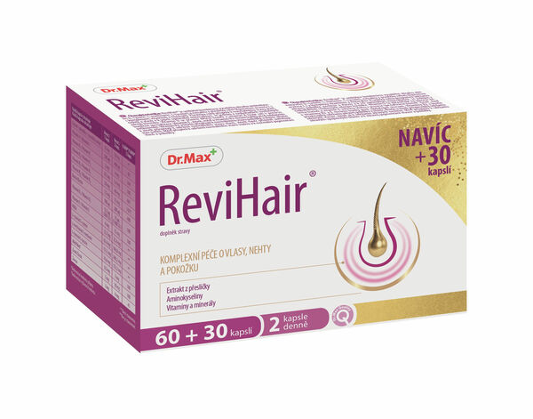 Dr.Max ReviHair dárkové balení 90 kapslí porovnat ceny
