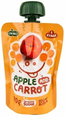 OVKO kapsička jablko, karotka BIO 90g porovnat ceny