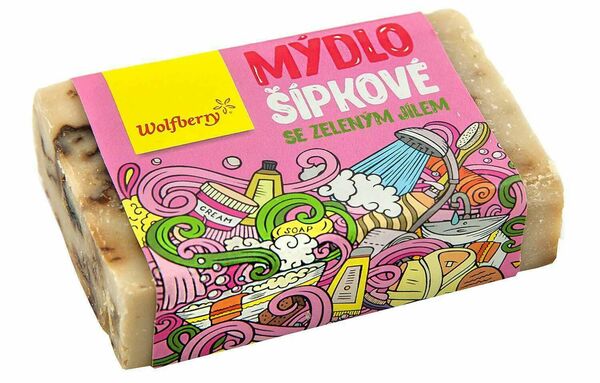 Wolfberry Mýdlo šípkové se zeleným jílem 90g porovnat ceny