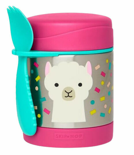 Skip Hop Zoo Termoska na jídlo se lžičko/vidličkou Lama 325ml, 12m+ porovnat ceny