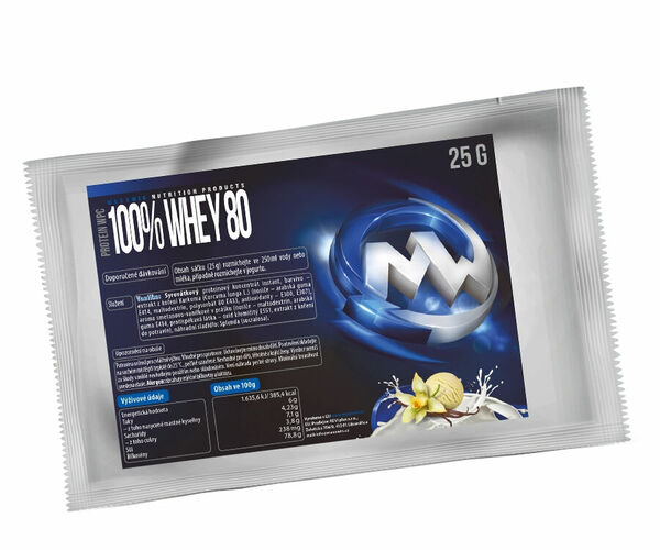 MAXXWIN 100% WHEY 80 vanilka 25g porovnat ceny