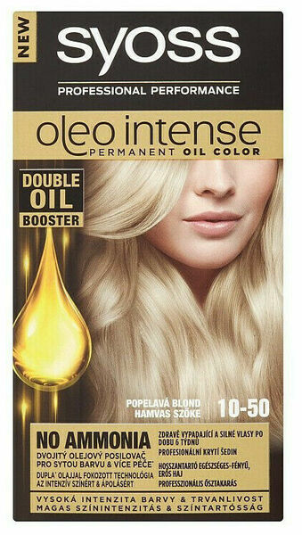 Syoss Oleo Intense olejová barva 10-50 Světlá popelavá blond 50ml porovnat ceny