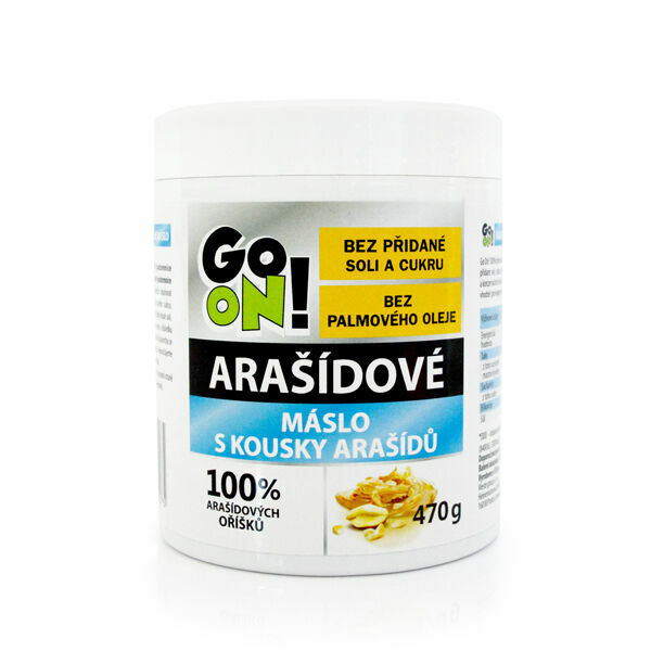 GO ON Arašídové máslo s kousky arašídů 470g porovnat ceny