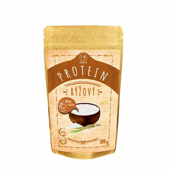 NATU Rýžový protein BIO 200 g porovnat ceny